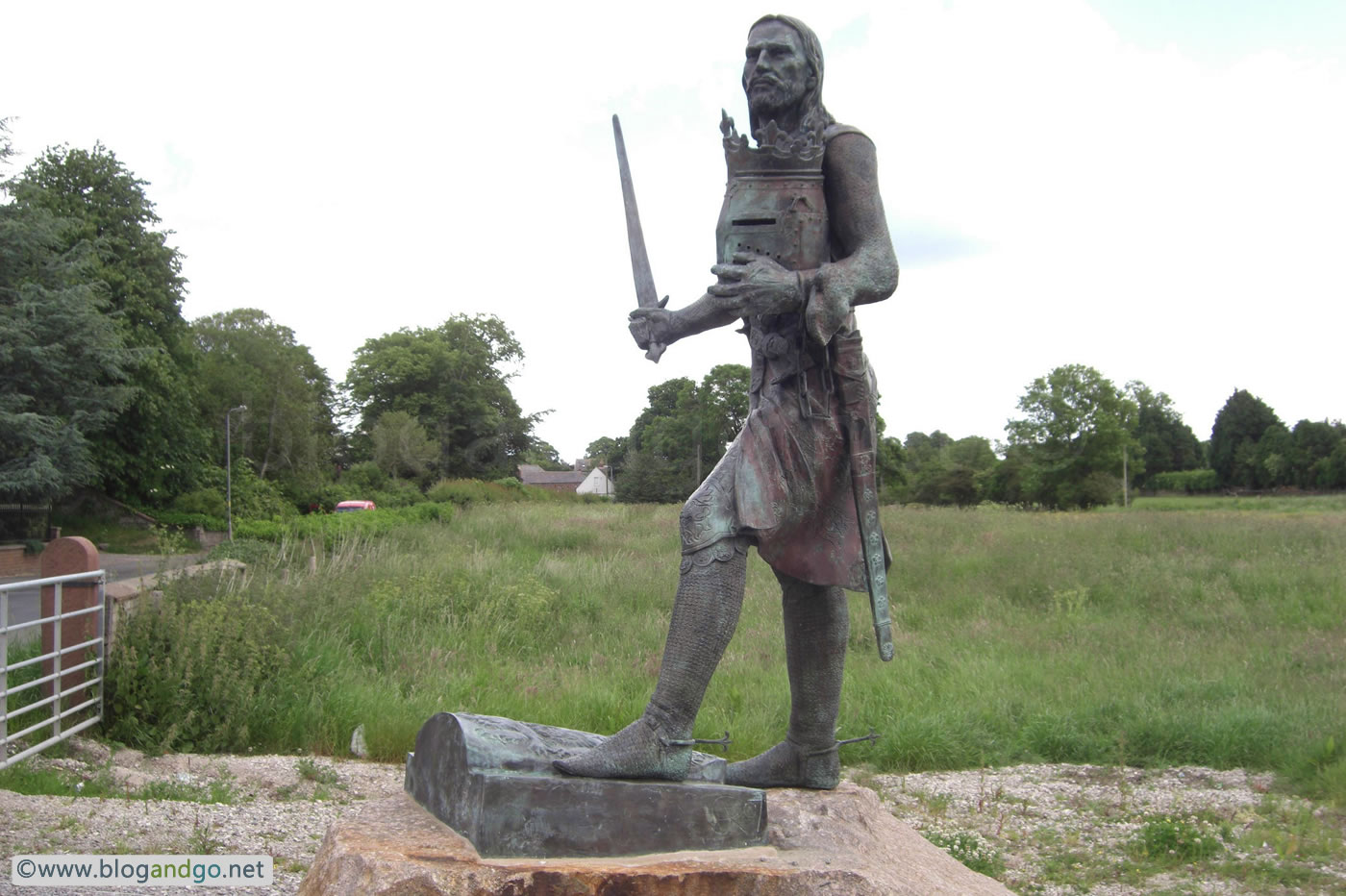 Hadrian's Wall Path - Statue of Edward I, Burgh by Sands